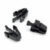 VVO Fasteners- Black Plastic Front Grille/Slam Panel Clips for Mitsubishi