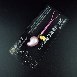 Magatama Bell for Good Luck, Suikin Gave Sound Mamori (Pink), Prayed at the Shrine, Purified and Exterminated Amulet, Roots, Strap