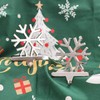 ONEPTY 2 Set Silver Stocking Holder Xmas Snowflake Stocking Hanger
