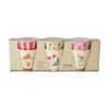 Rice Small Melamine Cups Children's Cups Pink Happy Forest Prints