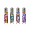 Clipper Lighters with Goddess Design, Pack of 4