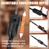 Countersink Drill Bit Set, 15PCS M2 Cobalt HSS Woodworking Tool