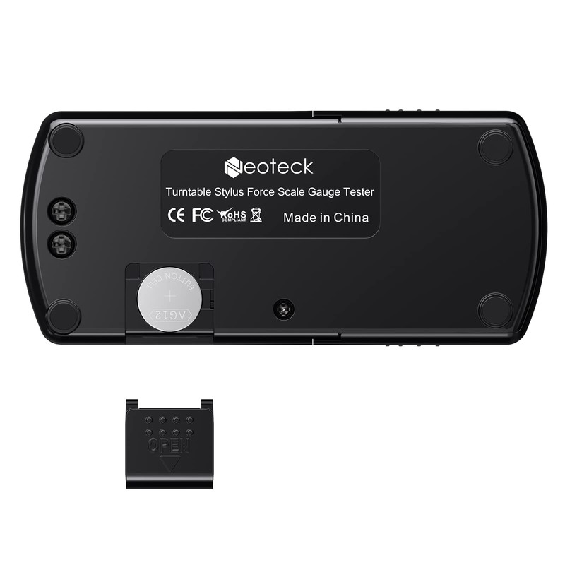 Neoteck Digital Turntable Stylus Force Scale Gauge 0.01g/5.00g Orange LCD