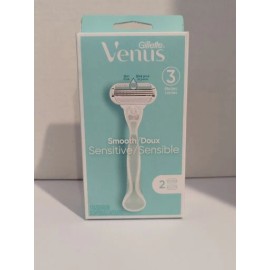 Gillette Venus Sensitive Smooth Women's Cartridge Razor - Blue with 2 Cartridges