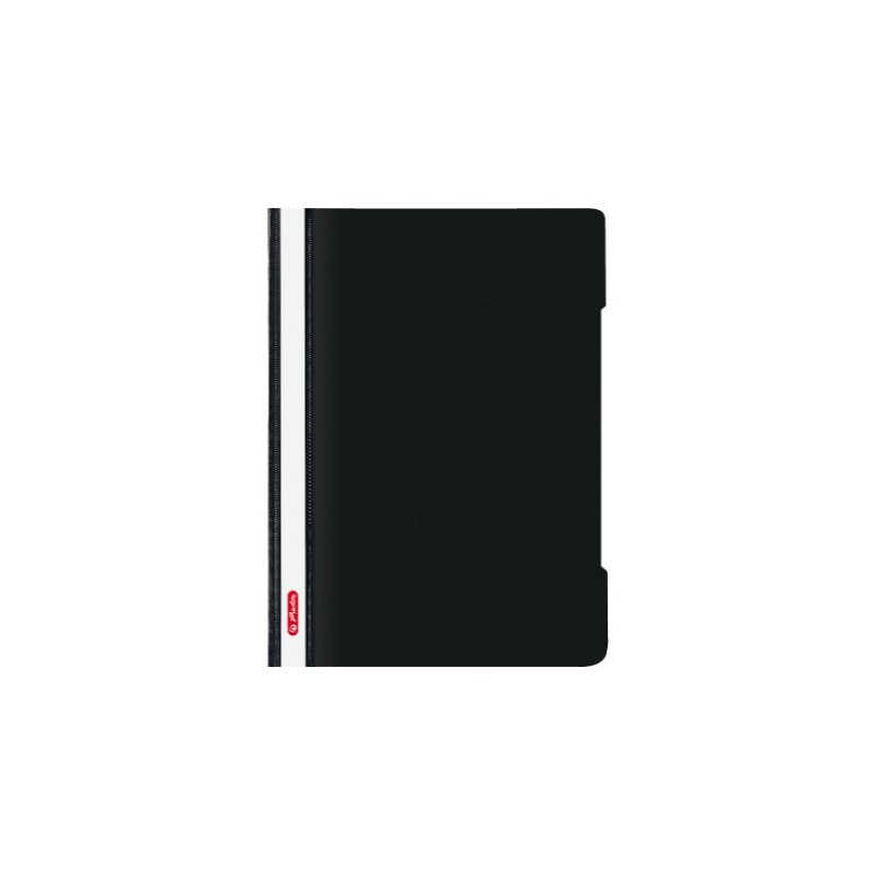 Herlitz 11317096 Schnellhefter A4 - Quality, Polypropylen-Folie, 10-er Packung, Glasklar