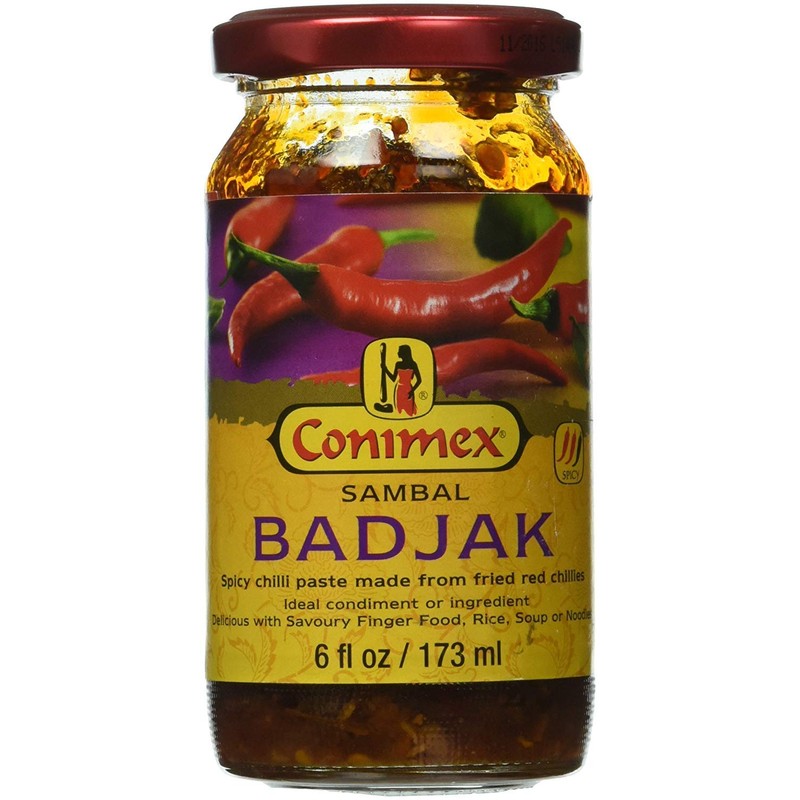 Conimex Sambal Badjak, 2 jar pack, 6oz/170g each