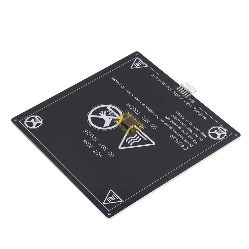 12V 1.2Ω 3D Printer Aluminum Plate with Hotbed Cable Heated