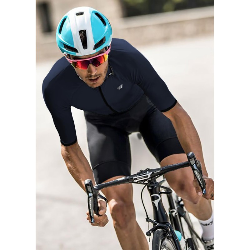 Wulibike Triathlon Suit Men's Trisuit Short Sleeve High Elasticity Breathable