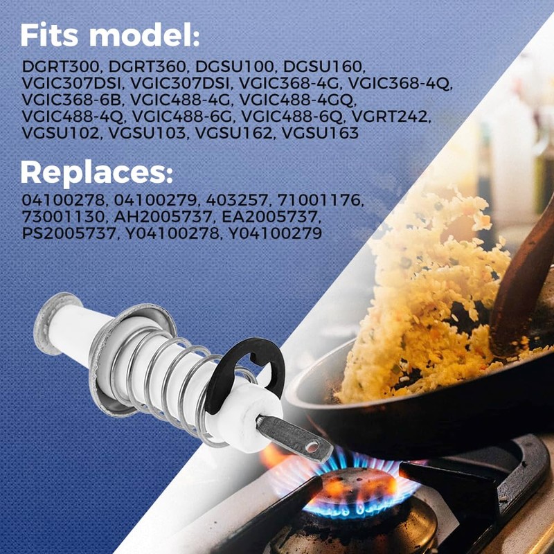 Yetaha 2PCS PB040264 Burner igniter Replacement Repair Gas Range Electroe