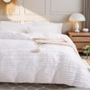 NEXHOME PRO Duvet Cover Full Size, White 3 Pieces Boho
