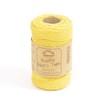 EVERLASTO 100m Solid Cotton Bakers Twine Spools Daffodil Yellow 2mm