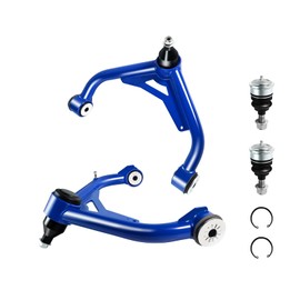 STZJAYE 2-4" Lift Front Upper Control Arms w/Ball joints Compatible with 2000-2010 Silverado Sierra 2500HD 3500HD, for H2 2003-2009, 2-4in Lift Suspension Kit for Factory Tubular Arms