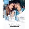 ChicSilver March Birthstone Earrings for Women 925 Sterling Silver Small