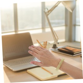 ORFOFE Metal Acupressure Ring Trigger Point Massage Tool Wrist Sensory Bracelet for Women