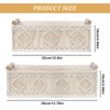 Sporgo Pack of 2 Macrame Storage Baskets: Boho Storage Basket