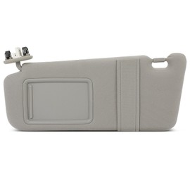 SCITOO Left Driver Side Gray Sun Visor Assembly fit for 2006 2007 2008 2009 2010 2011 for Toyota for Camry with Sunroof(74320-06800-B0,04002-30706-B0)