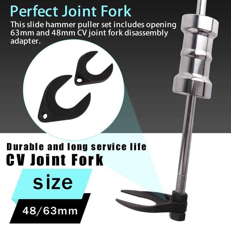 Fumrtcy CV Axle Removal Tool, Inner CV Joint Puller Heavy
