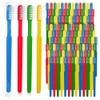 PRUVADE 36 Pack Disposable Toothbrushes with Toothpaste, Built In -