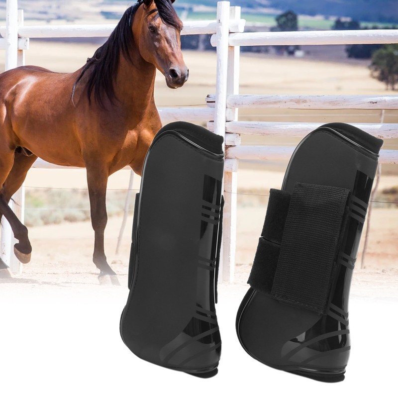 4pcs Horse Tendon Boots Protective Lightweight and Adjustable Boots for