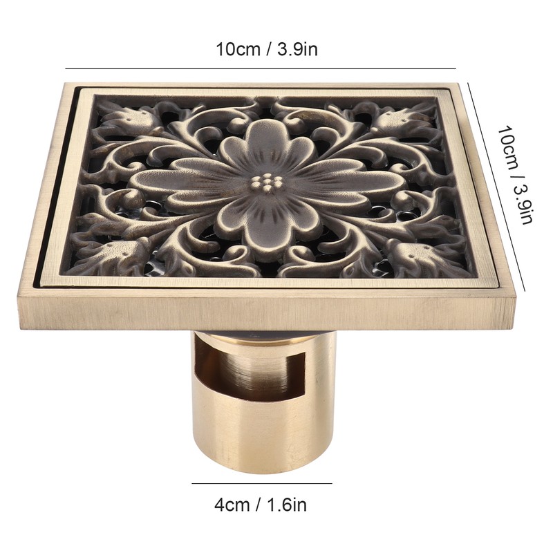Bathroom Floor Drain Kit Antique Shower Drain Accessory for Home