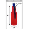 Beach Please Beer Bottle Coolie (Magenta)