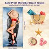 YISUMEI Microfibre Beach Towel XXL Beach Towel Lightweight Bath Towel