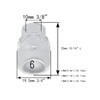 RIVERWELD TIG Quartz Nozzle Clear Glass Cups 13N10 6# 3/8"
