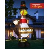 12FT Giant Blow Up Thanksgiving Inflatable Turkey Outdoor Decorations with