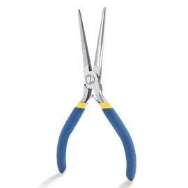 VISEMAN 6" Mini Needle Nose Pliers with Comfort Grip Handles, Long Nose Pliers for Handmade Craft, Straight
