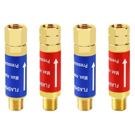 Vaphy Oxygen Acetylene Flashback Arrestors Set 2-Set 9/16-18 Threads for Torch