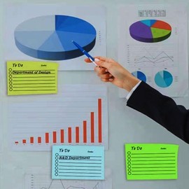 2 Pcs Sticky Notes Self Stick Notes Stickers Tear Off Design Desk Planner Premium Materials for Efficient Planning Sheets School College and University Revision