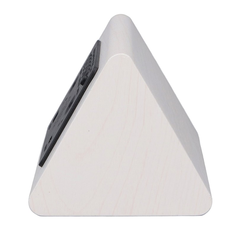 LED Digital Alarm Clock Multipurpose Wooden Clock with Voice Control