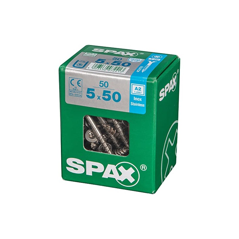 Spax Screws Univ Tftx France A2 5 x 50 BTE