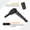 sourcing map 2Pcs M6 x 20mm Adjustable Knobs Handle Male
