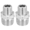PATIKIL 1/8-1/4 Conversion Adapter Thread Fitting Airbrush Fitting Air Hose