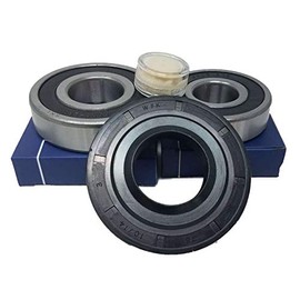 Doka Ball Bearing Set Bearing 6305 RS 6306 RS Shaft Seal 35 x 76 x 10/14 Suitable for Miele Washing Machine