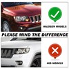 Headlights Assembly Pair for 2011-2013 Jeep Grand Cherokee & 2011-2017