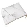 3Pcs Women Cosmetic Bag Marble Print Makeup Case Storage Handbag