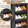 Over-the-Door Shoe Organizer with Deep Pockets – 6-Layer Hanging Shoe