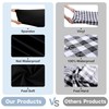 Wolkemer Fitted Oval Tablecloth Spandex Stretch Black Cocktail Table Cover