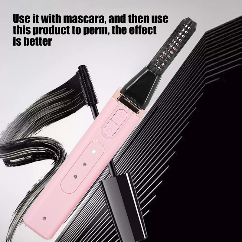 Rechargeable Electric Eyelash Curler Fast Heating Long Lasting Eyelash Curling