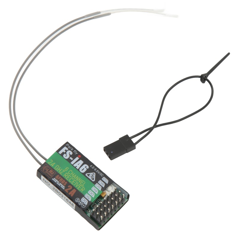 FS IA6 RC Receiver 2.4GHz 6 Channels with Dual Antenna