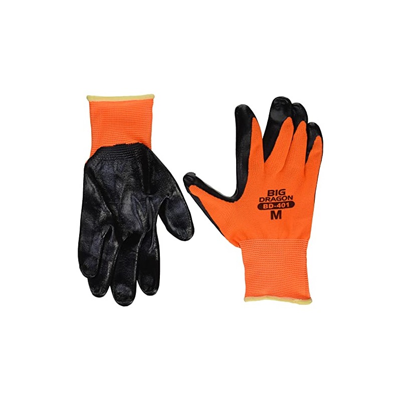 Fuji Glove BD-401 M Nitrile King 7057 Nitrile Rubber Back