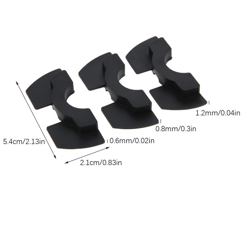 Universal Electric Scooter Damper Accessories Set with Hook ABS Rubber