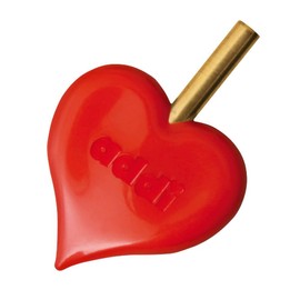 Addi Click Point Protektor Herz rot - 1x2Stk