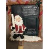 Christmas countdown Santa Chalkboard Days until Christmas Santa Clause