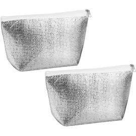 Small Insulated Bag, Set of 2, Cooling Pouch, Insulated Bag, Mini, Three-Layer Design, Cooler Bag, Small, Insulated Lunch Bag, Bento Bag, Foldable Storage