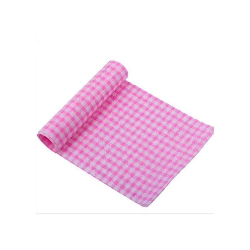 7Pcs Top Pink Cotton Craft Fabric Bundle Squares Patchwork DIY