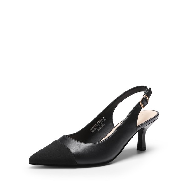 DREAM PAIRS Zapatos de Tacón Aguja Bajos para Mujer con