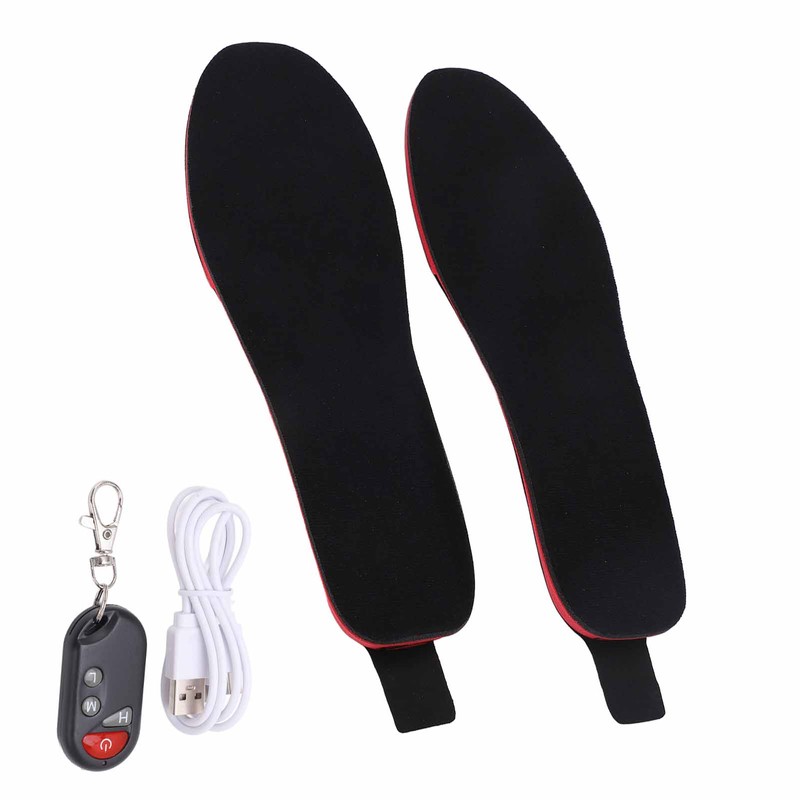 Heated Insoles DIY Cuttable Smart Remote Control USB Rechargeable Electric